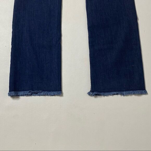 Susan Graver | High Rise Boot Jeans with Raw Hem - Picture 7 of 7